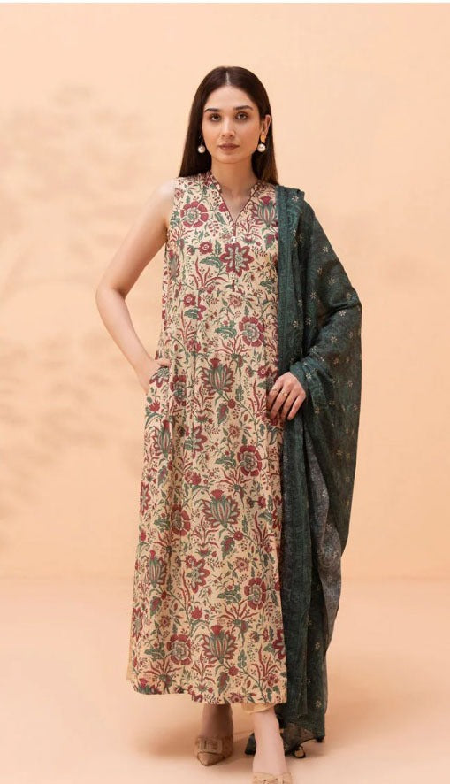 Sapphire Printed Lawn 3 Pieces Casual Wear| Summer 24