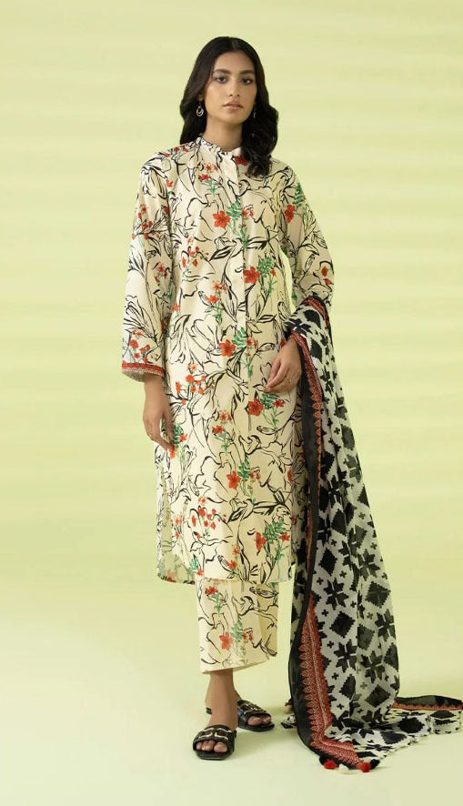 Sapphire Lawn 3 Pieces Printed Casual Wear| Summer 24
