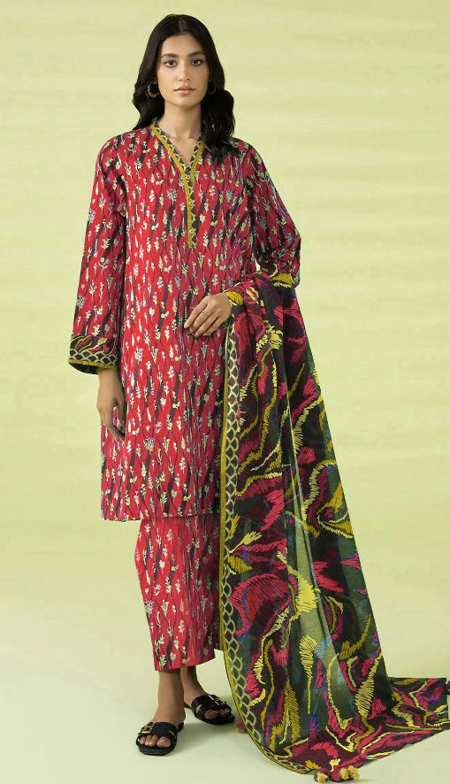 Sapphire Lawn 3 Pieces Unstitched Casual Wear| Summer 24